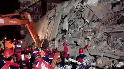 Хүчтэй газар хөдлөлтийн улмаас Турк, Сирид амиа алдсан хүний тоо 170-д хүрчээ