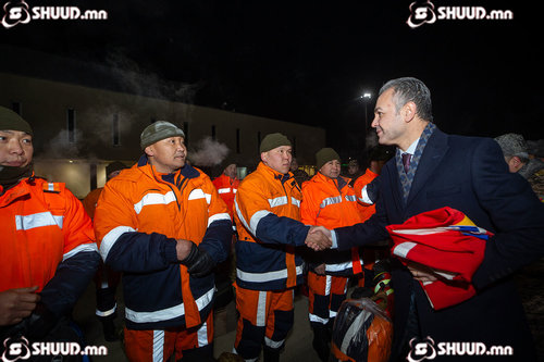 Монголын аврагчдыг Турк улсын Элчин сайд үдэж өгчээ