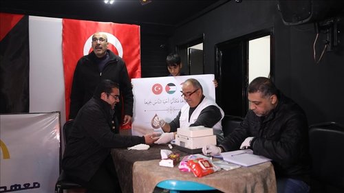 Турк, Сирийн оршин суугчдад цус хандивлах ажлыг Газын зурваст зохион байгуулжээ