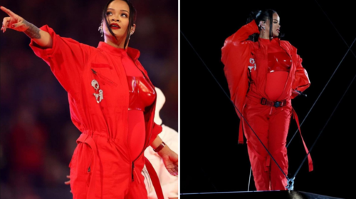 Дуучин Рианна Super Bowl шоуны үеэр жирэмсэн төрхөө харуулав