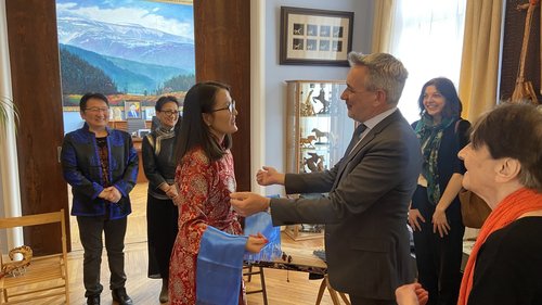 Франц улсад болсон монгол Цагаан сар