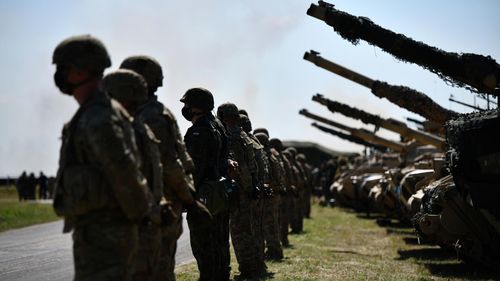 АНУ, Герман, Польш хамтран Украины хилийн ойролцоо цэргийн сургуулилалт хийнэ