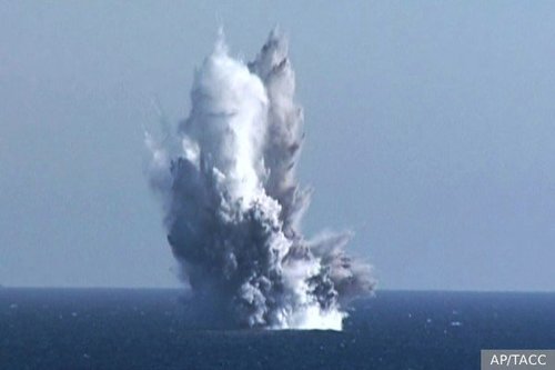 Хойд Солонгос цөмийн хошуу тээгч шумбагч дрон дахин туршжээ