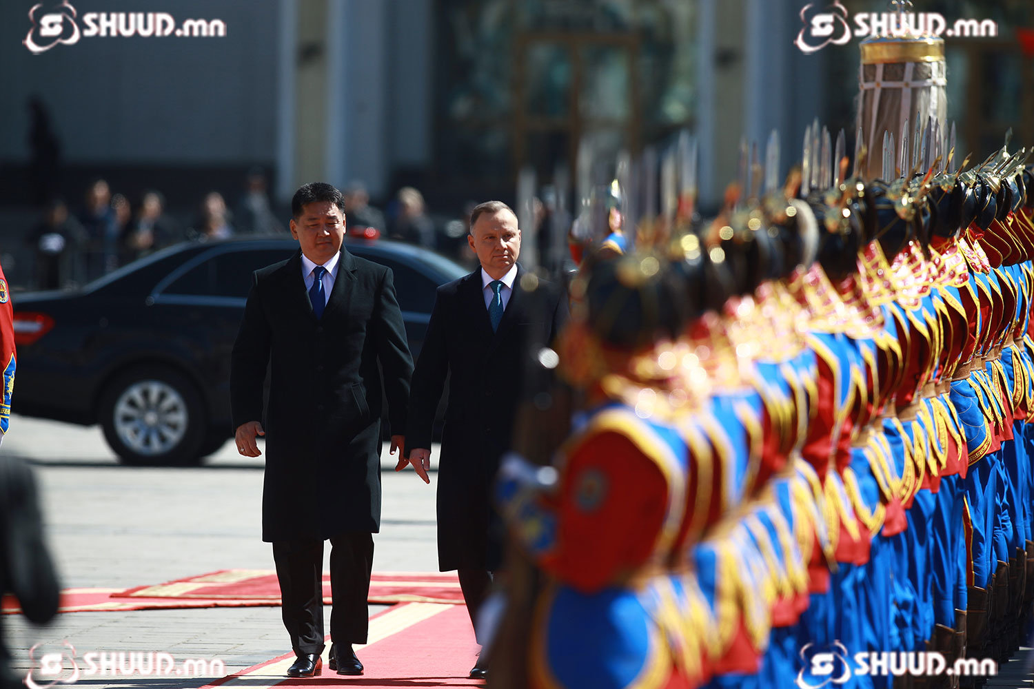 ФОТО: Ерөнхийлөгч У.Хүрэлсүх хүндэт зочноо угтан авлаа