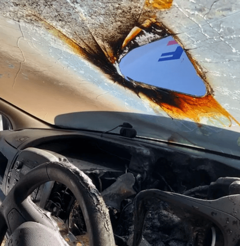 Машинд мартсан шилнээс болж машин шатжээ