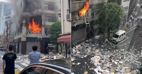 Токиогийн зоогийн газарт хий алдагдсан үед асаагуур ашигласны улмаас дэлбэрэлт божлээ