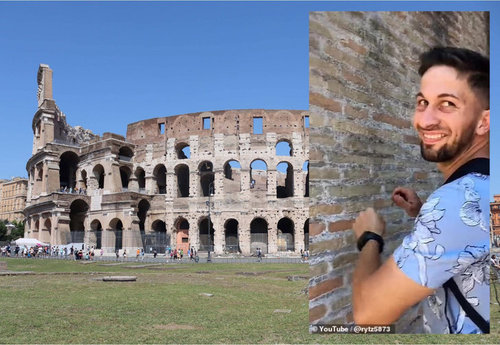 Колизейн ханан дээр нэрээ сийлсэн жуулчин Ромын эрх баригчдад хандан гэмшсэн захидал илгээжээ