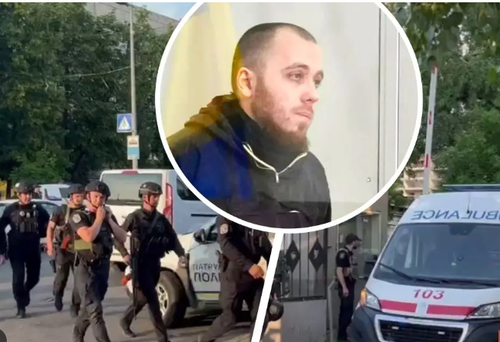 Киевийн шүүх дээр шүүгдэгч бөмбөг дэлбэлж, амиа хорложээ