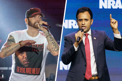 Эминем АНУ-ын Ерөнхийлөгчид нэр дэвшигчдийг өөрийнх нь дууг ашиглахыг хоригложээ