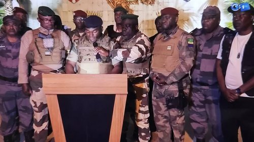 Габонд цэргийн эргэлт болжээ