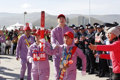 Тусгай Олимпын Бамбар залах гүйлт-2023 зохион байгуулагдлаа 