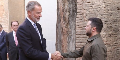 Зеленский Испанийн хаантай уулзав