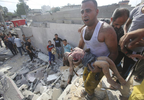 Үхлийн зурвас буюу цуст занганд орсон Газын оршин суугчид 