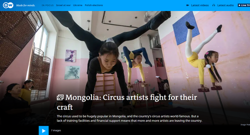 Deutsche Welle: Салбараа аварч үлдэхээр тэмцэж буй Монголын циркчид
