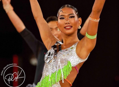 Б.Энххүслэн Австралийн бүжгийн аварга шалгаруулах тэмцээнээс дэд байр эзэлжээ